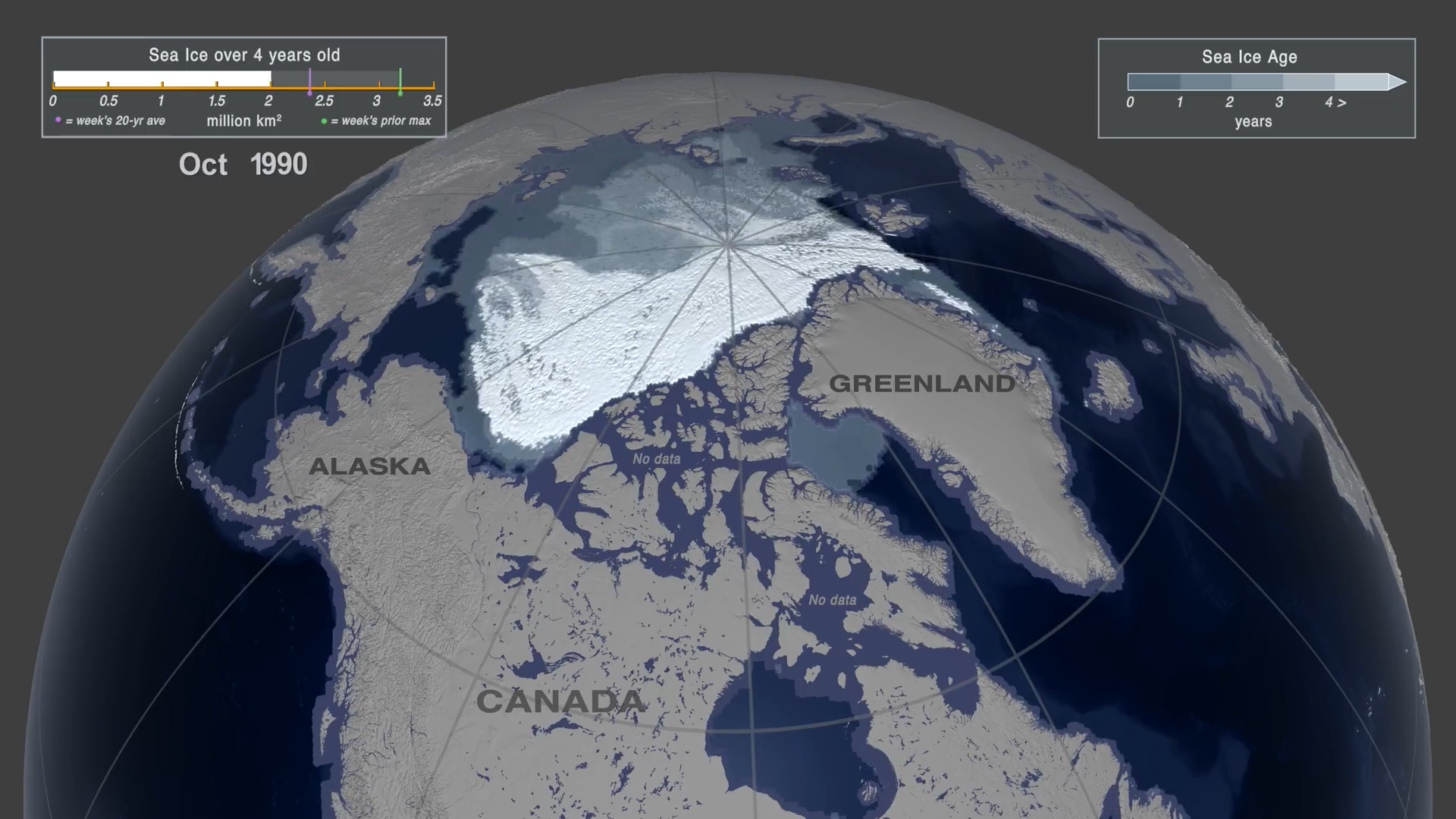 Il ne restera bientôt plus rien de la glace permanente en Arctique. © AGU, YouTube